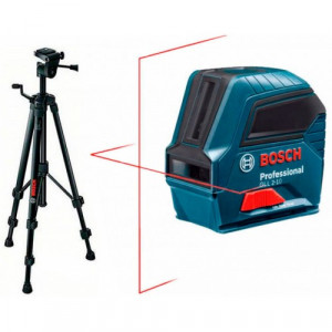 Лазерный нивелир Bosch GLL 2-10 + штатив BT 150 (0601063L03)