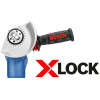 Угловая шлифовальная машина (болгарка) Bosch Professional с X-LOCK GWX 10-125 (06017B3000) 