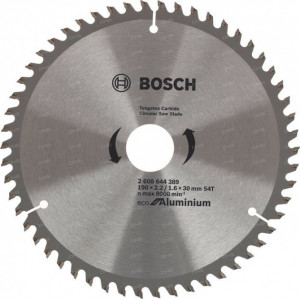 Пиляльний диск Bosch ECO AL 190x30x2.6 Z54 2608644389
