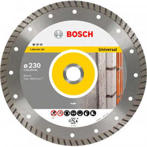Алмазный круг Bosch Standard for Universal Turbo, 230 мм (2608602397)