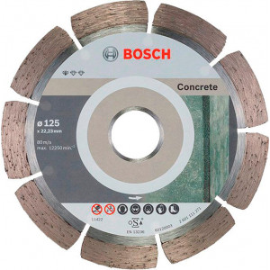 Алмазный круг Bosch по бетону, 125x22,23x1,6x10 мм, 10 шт. (2608603240)