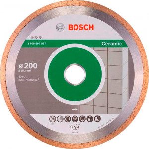 Алмазный круг Bosch Professional for Ceramic, 200x25,4x1,6 мм (2608602537)