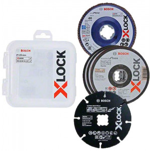 Набор кругов Bosch X-Lock 125 мм, 5 шт. (2608619374)