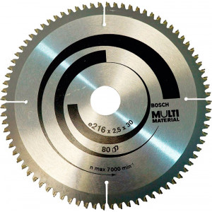 Пиляльний диск Bosch Multi Material 216×2,5×30, 80 HTLCG (2608640447)