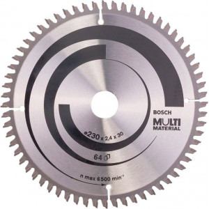 Пиляльний диск Bosch Multi Material 230×2,4×30, 64 HTLCG (2608640513)