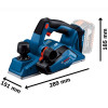 Рубанок акумуляторний Bosch GHO 185-LI Professional, без акб і з/п