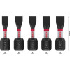 Набір ударних біт Bosch PRO Impact SL 25 мм, 5 шт
