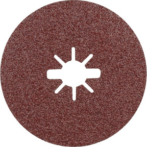 Шліфувальний круг фібровий Bosch X-Lock Expert R781 Prisma Ceramic, 125 мм, G60, 25 шт