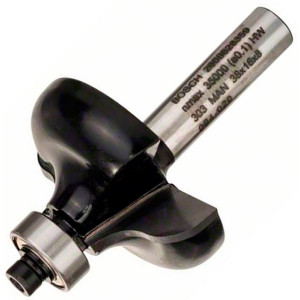 Фреза профильная G Bosch 8 мм, 38×15,7×57 мм, R6,35