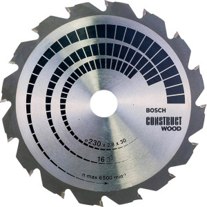 Пиляльний диск Bosch Construct Wood 230×2,8×30 мм, 16 FWF
