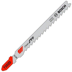 Пилка Bosch по пластику T 102 D, 4×100 мм, 3 шт