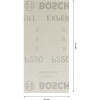 Шліфлист Bosch Expert M480 93x186 мм, G 220, 50 шт