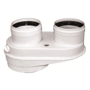 Адаптер Bosch AZB 922 для підключення роздільних димоходів Ø80-80 до котлів, які мають вихід Ø80/125