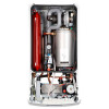 Конденсаційний газовий котел Bosch Condens 2500 W WBC 28-1 DC з термостатом EasyControl CT 200 та 3 термоголовками Smart Radiator Thermostat