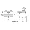 Вбудована витяжка Bosch DHL555BL
