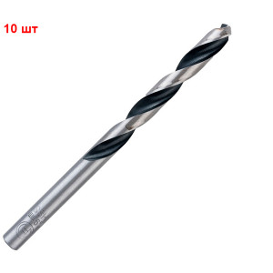 Сверло спиральное Bosch HSS-PointTeQ, 8.4х75х117 мм, 10 шт
