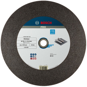 Круг відрізний Bosch Expert for Metal прямий 355х3х25.4 мм