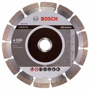 Алмазний диск Bosch Standard for Abrasive, 180x22,23x2x10 мм