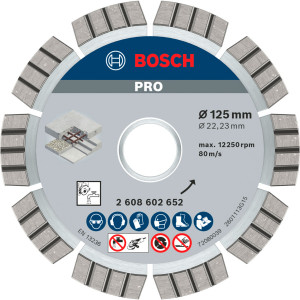 Алмазний круг Bosch Best for Concrete 125x22.23x2.2x12 мм