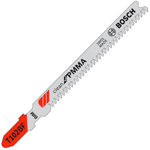 Пилка Bosch по пластику T 102 BF, 1,8×92 мм, 5 шт
