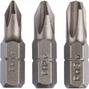 Набір біт Bosch PH1, PH2, PH3, 25 мм