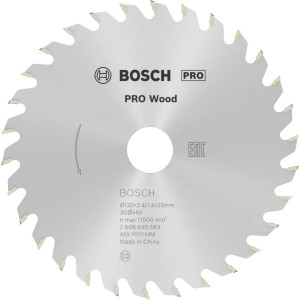 Пиляльний диск Bosch PRO Wood 130×2,4×20 мм, 30 ATB