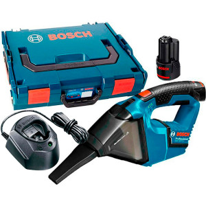 Пилосос акумуляторний Bosch GAS 12 V Professional у L-Boxx 102 із 2 акб GBA 12V 2 Ah та з/п GAL 1210 CV