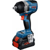 Акумуляторний ударний гайкокрут Bosch GDS 18V-750 C Professional з 2 акб ProCORE18V 8 Ah та з/п GAL 1880 CV, з модулем Bluetooth в L-BOXX 136