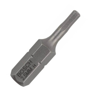 Біта Bosch Extra-Hart HEX2,5 25 мм, 3 шт