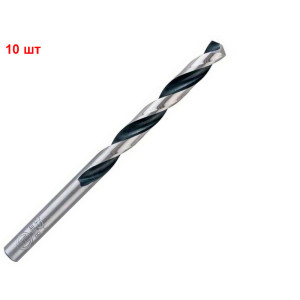 Сверло спиральное Bosch HSS-PointTeQ, 8х75х117 мм, 10 шт