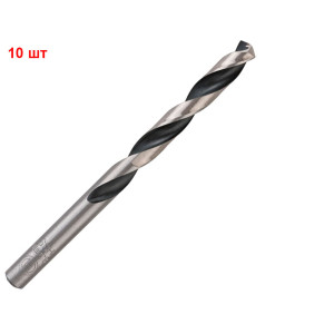 Сверло спиральное Bosch HSS-PointTeQ, 8.5х75х117 мм, 10 шт