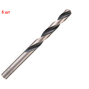 Сверло спиральное Bosch HSS-PointTeQ, 10.8х94х142 мм, 5 шт