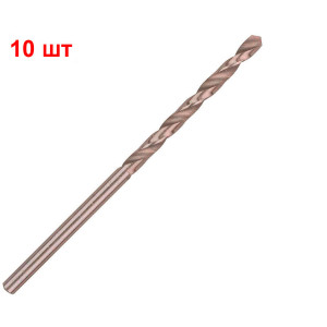 Сверло спиральное Bosch PRO Metal HSS-G, 4.6х47х80 мм, 10 шт