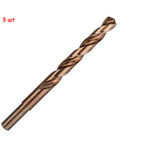 Сверло спиральное Bosch HSS-Co, 11.5х94х142 мм, 5 шт