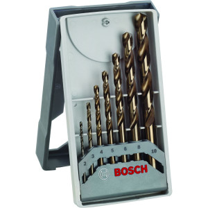 Набір свердел спіральних Bosch PRO Stainless Steel HSS-Co Set, 2-10 мм, 7 шт