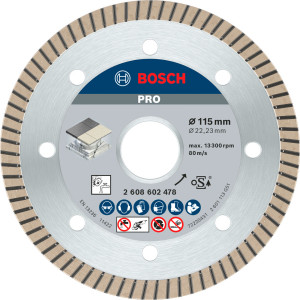 Алмазний круг Bosch Best for Ceramic Extraclean Turo 115x22,23x1,4x7 мм