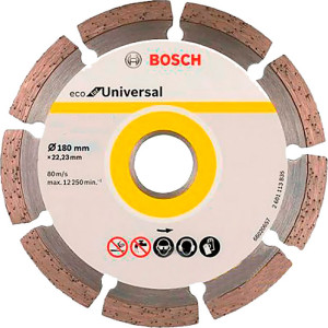 Алмазний круг Bosch ECO for Universal 180x22,23x2,2x7 мм, 10 шт