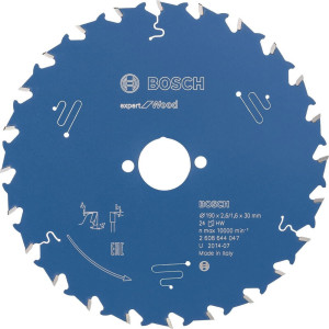 Пиляльний диск Bosch Expert for Wood 190х2.6/1.6х30 мм, 24 ATB