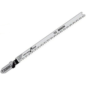 Пилка для лобзика Bosch по дереву T308BO, 2,2XC×117 мм, 5 шт
