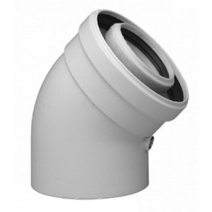Коаксіальний відвід Bosch FC-CE60-45, DN60/100, 45°