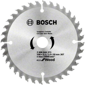 Пиляльний диск Bosch Eco for Wood 150x2,2x20-36T
