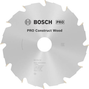 Пиляльний диск Bosch PRO Construct Wood 180×2,6×30 мм, 12 FWF
