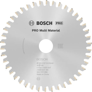 Пиляльний диск Bosch PRO Multi Material 130×2×20 мм, 42 HTLCG