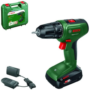 Акумуляторний дриль-шуруповерт Bosch Easydrill 18V-38 з 1 акб 2.0Ah, з/п AL 18V-20 в кейсі