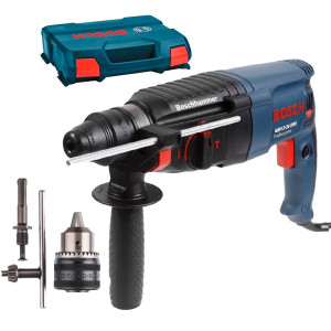 Перфоратор Bosch GBH 2-26 DRE Professional в чемодані з зубчастим патроном з SDS-plus адаптером