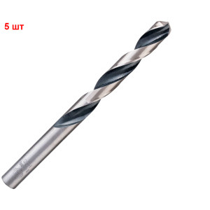 Сверло спиральное Bosch HSS-PointTeQ, 11.1х94х142 мм, 5 шт