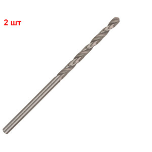 Сверло спиральное Bosch HSS-G, 3х33х61 мм, 2 шт
