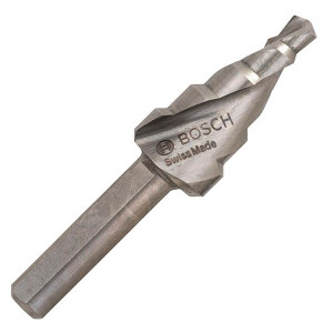 Сверло ступенчатое Bosch HSS, 5 ступ., 4-12 мм, 6 мм