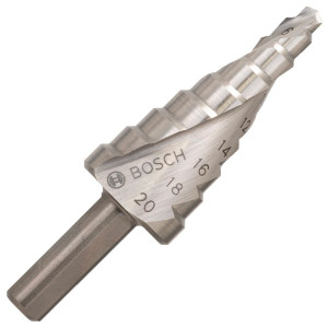 Сверло ступенчатое Bosch HSS, 9 ступ., 4-20 мм, 8 мм