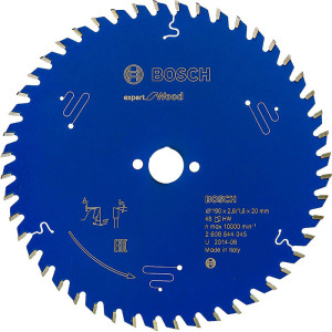 Пиляльний диск Bosch Expert for Wood 190×2,6×20, 48 ATB